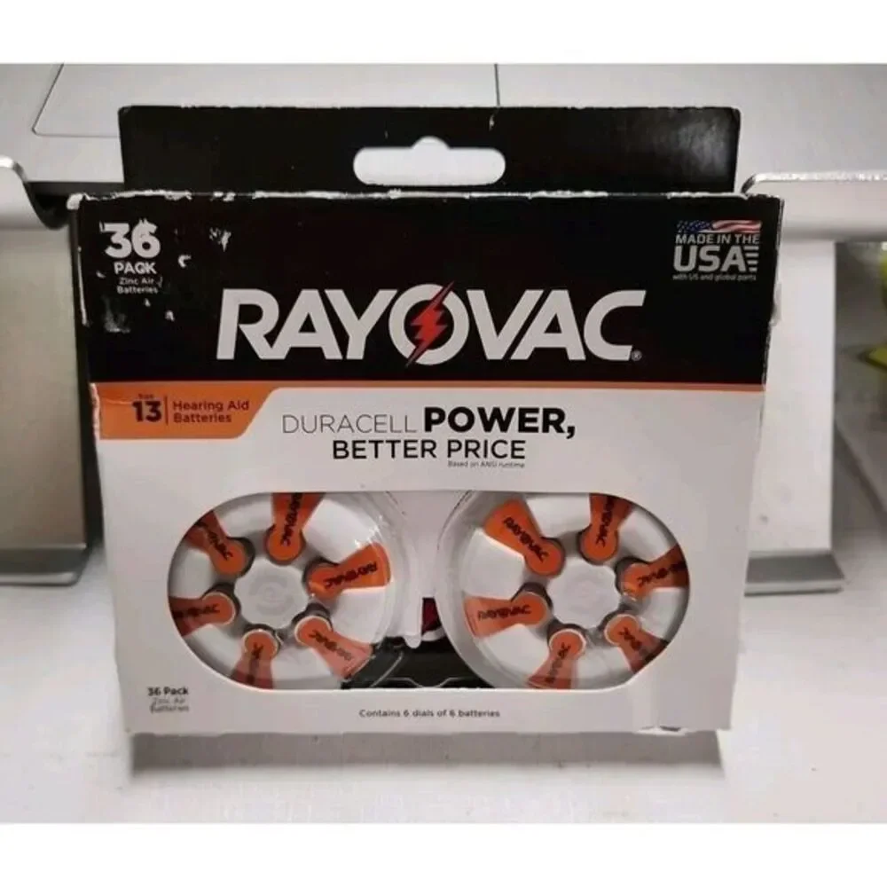 Rayovac Hearing Aid Batteries Size 13 (36 PACK) B5
